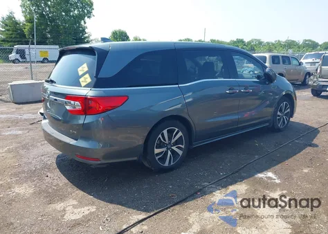 2019 Honda Odyssey Elite z USA, uszkodzony, nr VIN 5FNRL6H97KB094676
